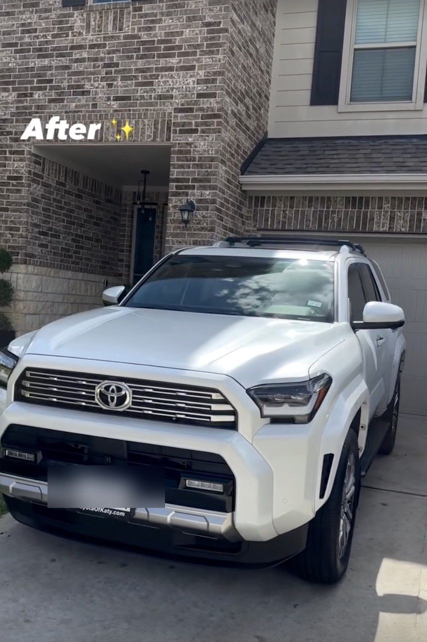 SUV after exterior detail