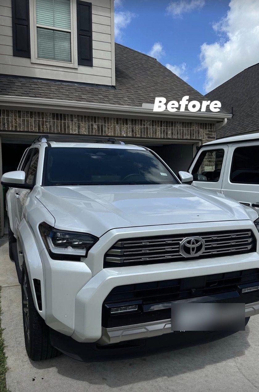 SUV before exterior detail