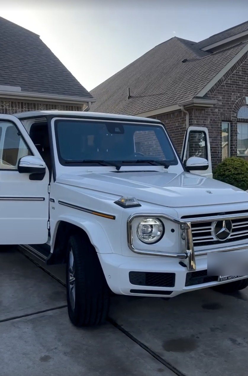 White Mercedes G-Wagon detailed by RJ Car Detailing